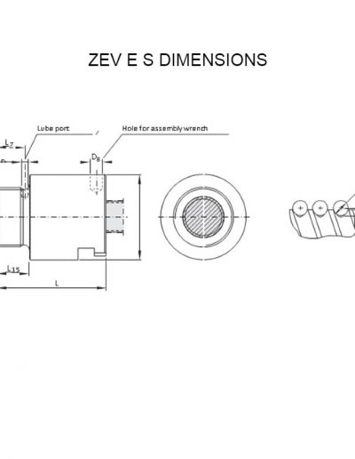 Rexroth Ball Nut ZEV-E-S