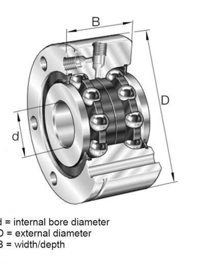 INA ZKLF3080-2RS-PE Axial Angular Contact Bearing